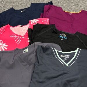 SCRUB TOPS